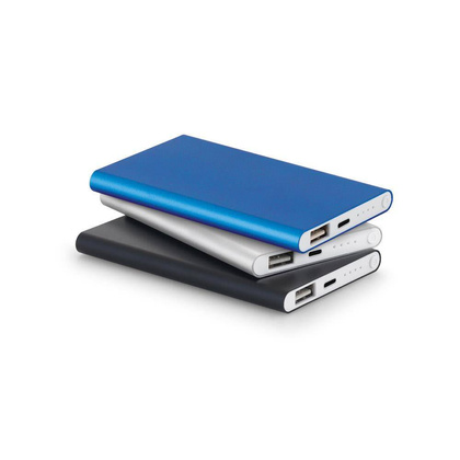 MARCET. Przenośna aluminiowa bateria o pojemności 4000 mAh