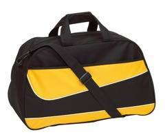Torba sportowa, PEP, Czarny / Żółty