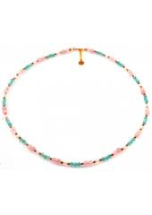 Naszyjnik Amazonit Kwarc 925