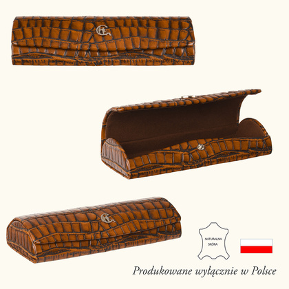 Etui na okulary Canaletto z naturalnej skóry ED107s70