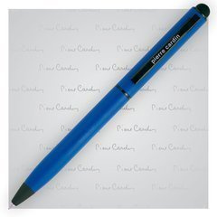 Długopis metalowy touch pen, soft touch PIERRE CARDIN Celebration Niebieski