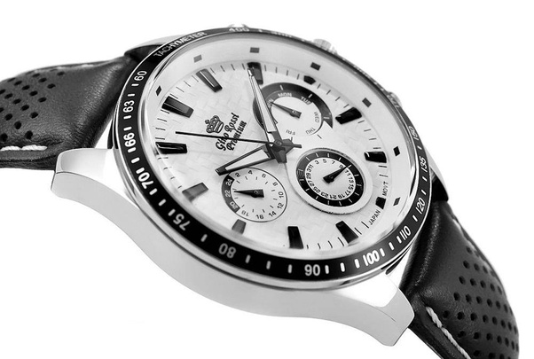 Zegarek Męski G.Rossi STALOWY PREMIUM S523A-3A1