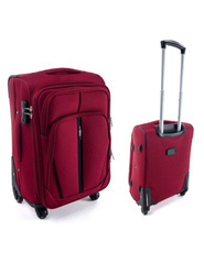 Mała kabinowa walizka PELLUCCI RGL S-020 S Bordowa