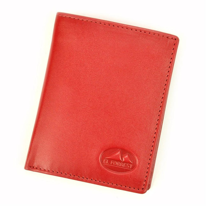 Etui na dokumenty skórzane EL FORREST 854 47 RFID Czerwone