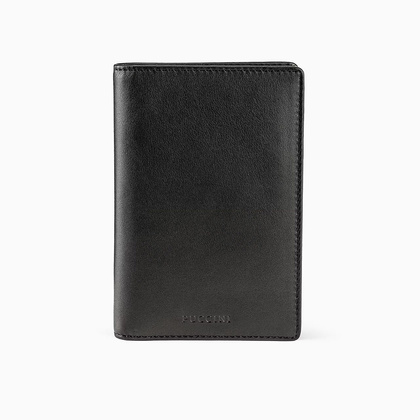 Etui na dokumenty skórzane PUCCINI ZN9214 1 Czarne