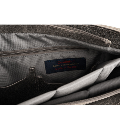 Duża torba męska skórzana Canaletto – laptop 15" TM262s342