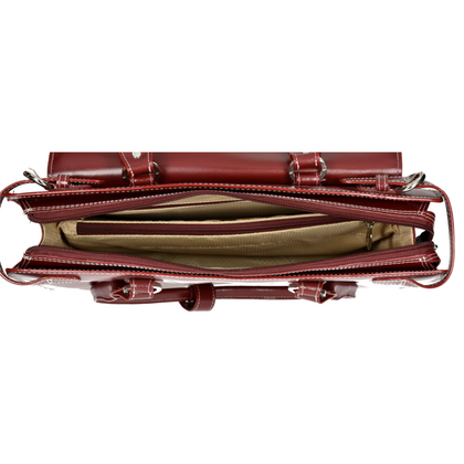 Torba damska na laptop 15,6" McKlein Winnetka Czerwona