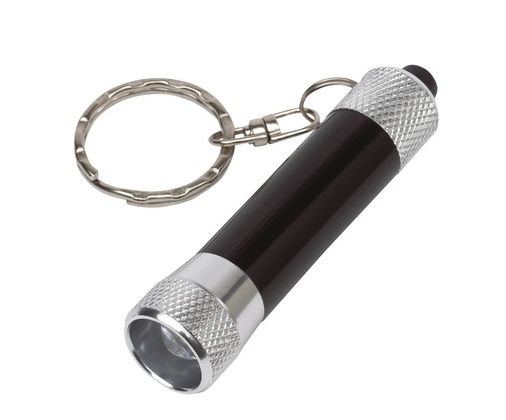 Breloczek FLARE, srebrny, czarny