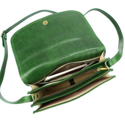 Torebka damska- listonoszka, skóra naturalna 