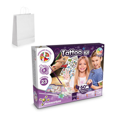 Tattoo Factory Kit II. Gra edukacyjna dostarczany z papierową torebką prezentową