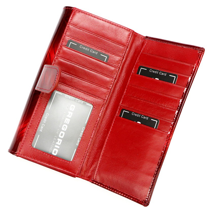 Portfel damski skórzany PELLUCCI FF-122 Brązowy