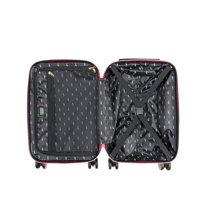 Mała kabinowa walizka PUCCINI LOS ANGELES ABS017C 3 Czerwona