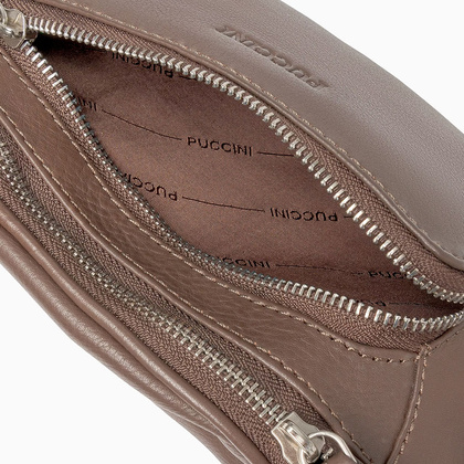Skórzana torba biodrowa / nerka PUCCINI LGD8386 2 Brązowa