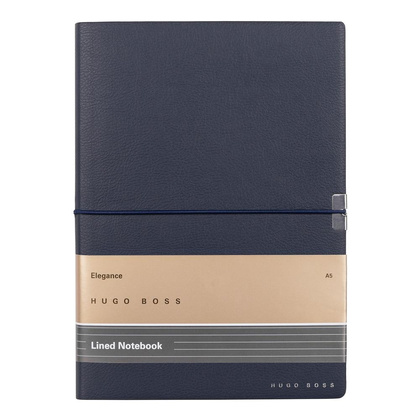 Notatnik Hugo Boss A5 Elegance Storyline Navy Lined