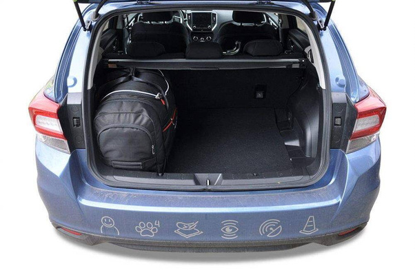 SUBARU IMPREZA 2017+ TORBY DO BAGAŻNIKA 4 SZT KJUST