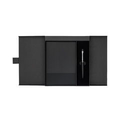 Zestaw notes z długopisem Inkoria, czarny