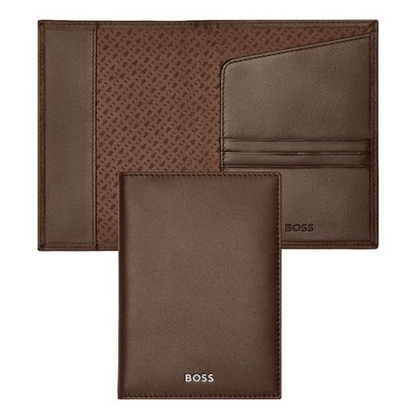 Etui na paszport Hugo Boss Classic Smooth Brown