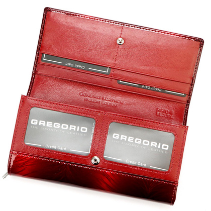 Portfel damski skórzany PELLUCCI FF-122 Brązowy