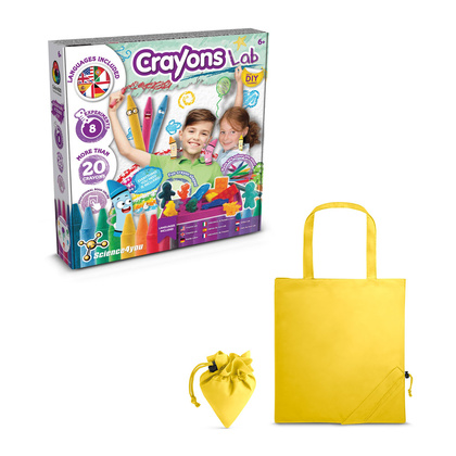 Crayon Factory Kit II. Gra edukacyjna dostarczany ze składaną torbą prezentową