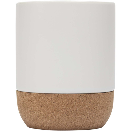 Billie kubek ceramiczny o pojemności 300 ml z detalami z korka i matowym wykończeniem