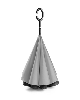Parasol KEMER REVERS Czarno Szary