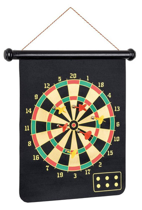 Magnetyczna tablica do rzutek RAYMOND, czarny