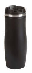 Kubek termiczny o podwójnych ściankach DARK CREMA, czarny