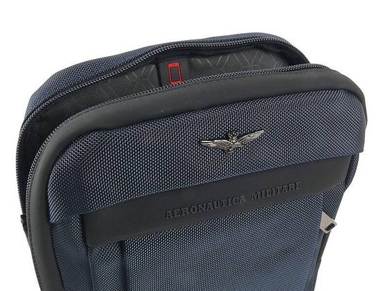 Torba na ramię AERONAUTICA MILITARE Lightning Niebieska