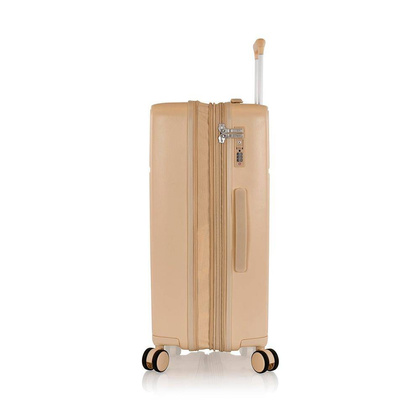 Heys Pastel średnia beżowa walizka na kółkach 66 cm