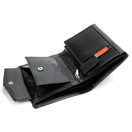 Portfel męski skórzany PIERRE CARDIN YS604 326 Czarny