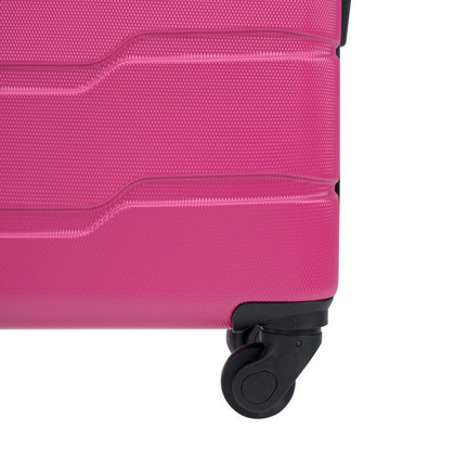 Średnia walizka PUCCINI ALICANTE ABS024B 3A Różowa