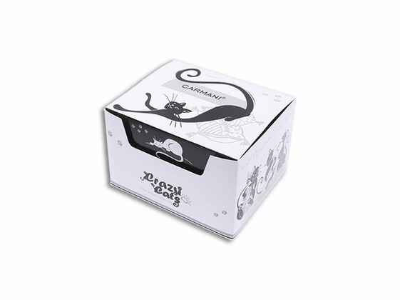 Kpl dwóch filiżanek ze spodkami espresso - koty