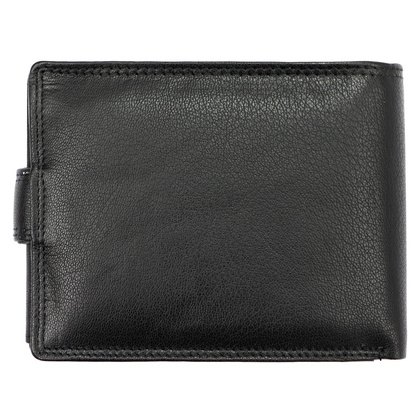 Portfel męski skórzany TCC 5600B-2 RFID Czarny
