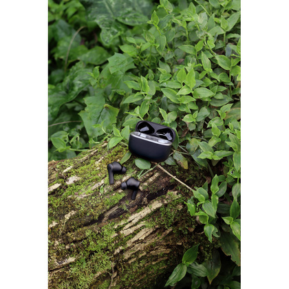 CAUBY. Bezprzewodowe słuchawki z ANC i 7 godzinami pracy baterii na ABS pochodzącego z recyklingu