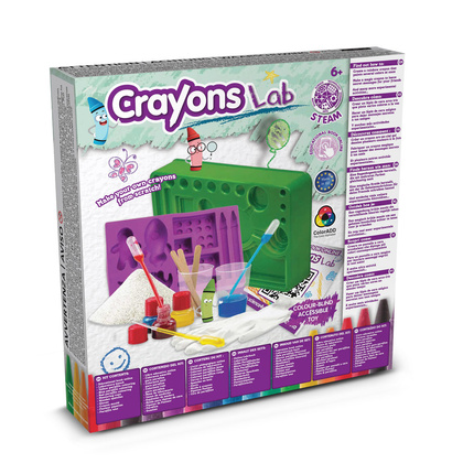 Crayon Factory Kit II. Gra edukacyjna dostarczany ze składaną torbą prezentową