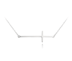 MINET Naszyjnik srebrny KRYŻYK