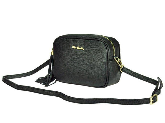 Torebka damska skórzana PIERRE CARDIN FRZ 1501 DOLLARO Czarna