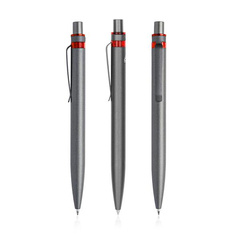 Aluminiowy długopis z recyklingu z kolorowym akcentem / Alur