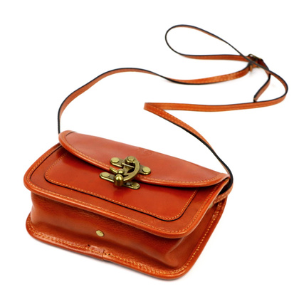 Skórzana torebka damska Florence 57 Camel