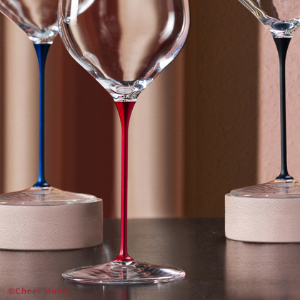 Kieliszek do wina Lava Glass czerwony