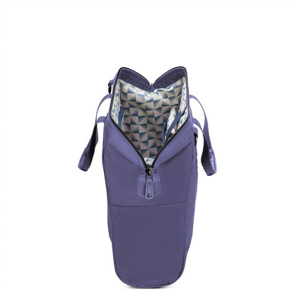 Delsey Montrouge Damska fioletowa torba na laptopa 14"