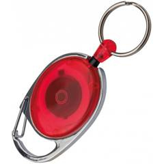 Brelok z karabińczykiem i zwijaną linką