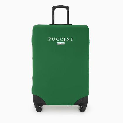 Elastyczny pokrowiec na duża walizkę PUCCINI PBA 5D Zielony