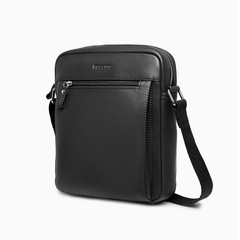 Torba na ramię skórzana PUCCINI ROYAL COLLECTION LGD2722 1 Czarna