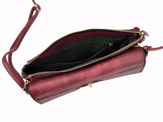 Torebka damska skórzana PIERRE CARDIN 3019 IZA15 Niebieska