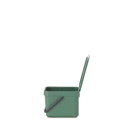 Kosz Sort&Go 6l zielony 129841