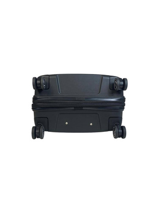 LYS Paris Salvador Duża twarda czarna walizka na kółkach 76 cm