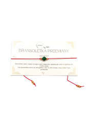 Bransoletka PRZEMIANY Malachit