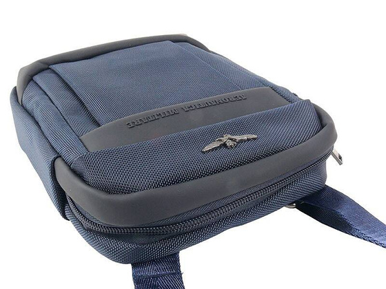 Torba na ramię AERONAUTICA MILITARE Lightning Niebieska