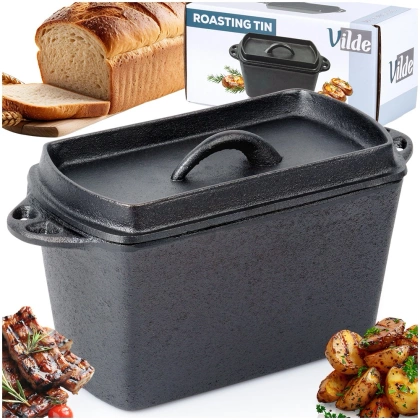 Forma do chleba z pokrywką żeliwna CAST LINE 27 cm, 2 l